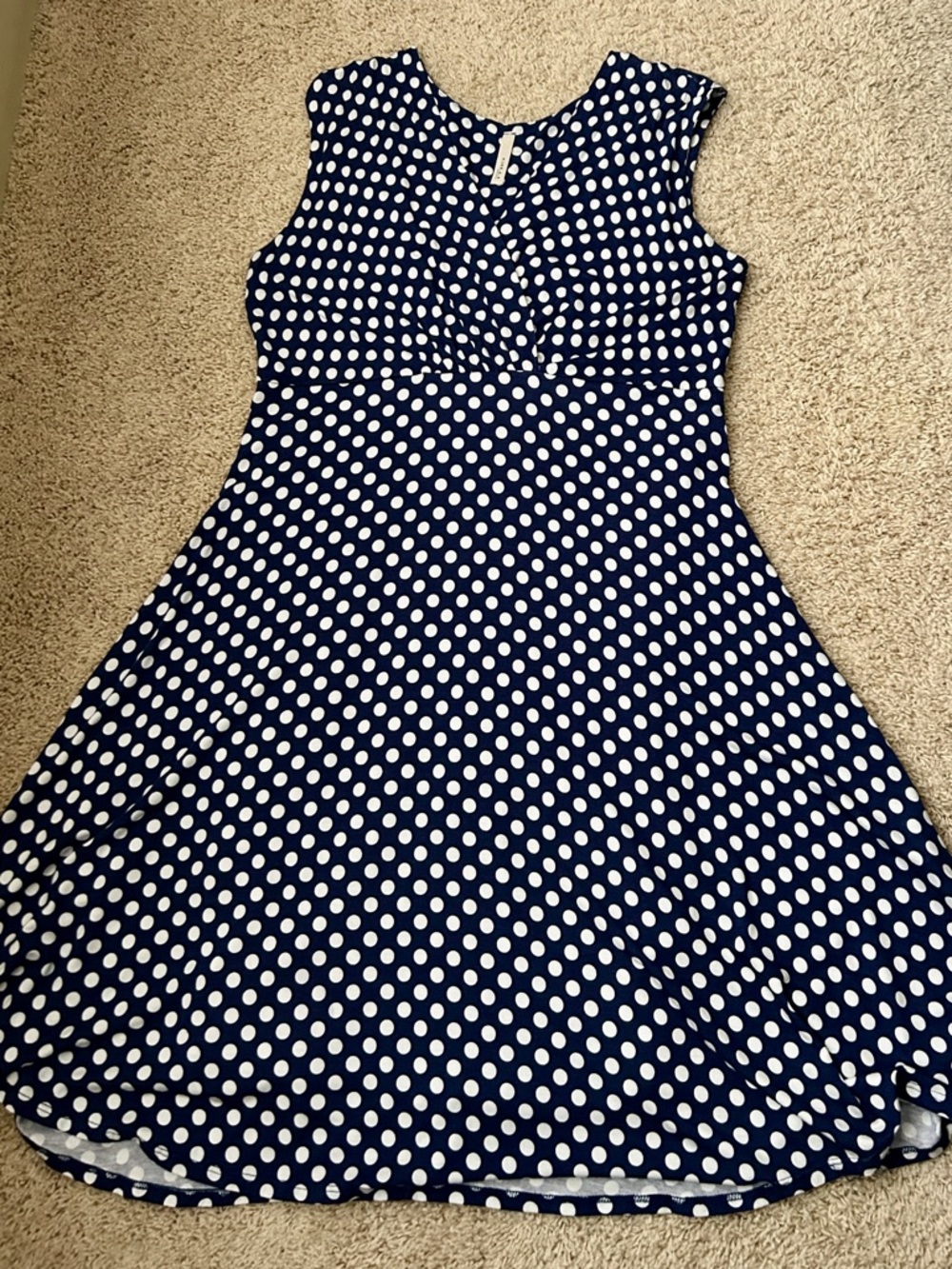 Gilli sleeveless polka dot dress 2X